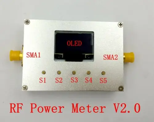 RF3000 100KHZ-3GHZ OLED RF Power Meter -60~0dBm + Sofware Attenuation Value | Электроника