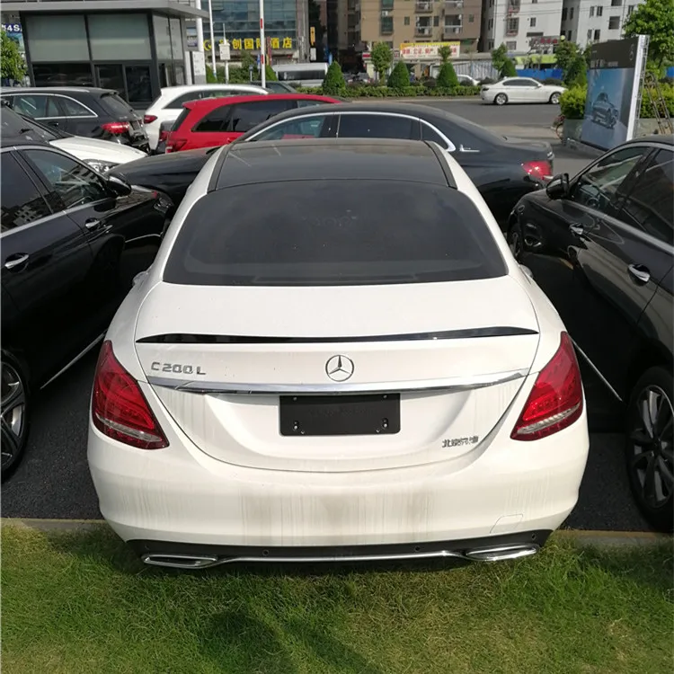 Спойлер для Mercedes Benz W205 2016-2018 C180 C200L C63 спойлер высокого качества из углеродного