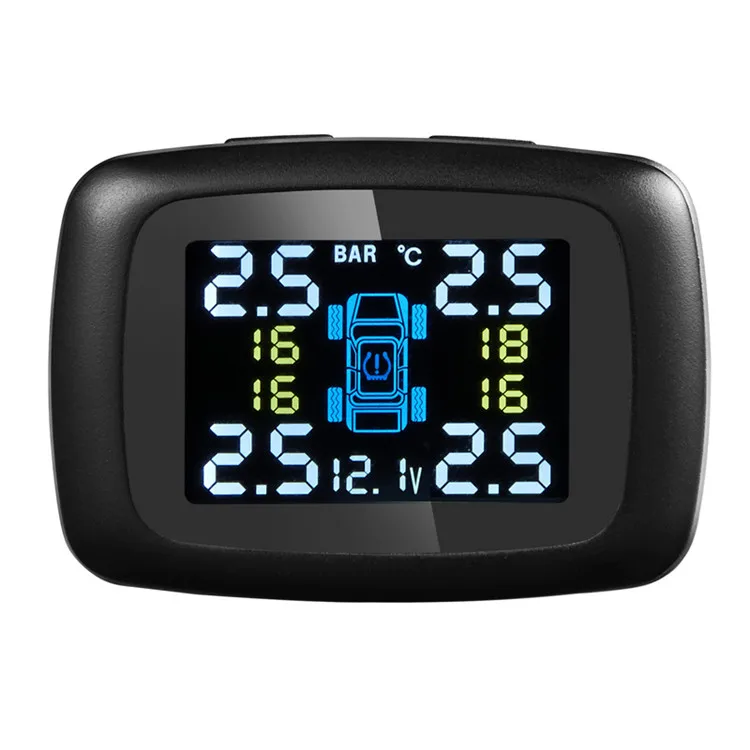 Умный автомобиль TPMS система контроля давления в шинах прикуриватель USB внешний
