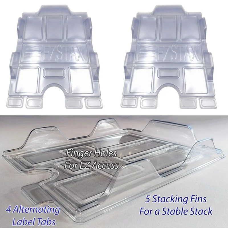 

New File Storage Box Document Rack Organizer Tray Stackable for Magazine Paper Office