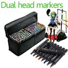 Маркеры TOUCHFIVE на спиртовой основе, двусторонние, товары для рукоделия