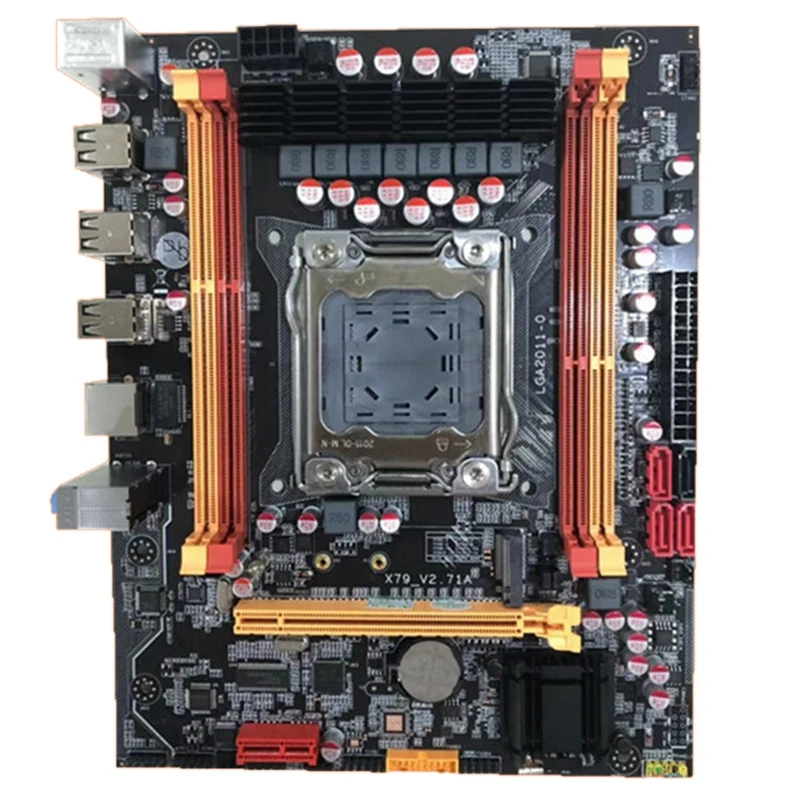 Роскошный X79 2011 Pin компьютерная материнская плата поддержка s ECC4 слоты памяти