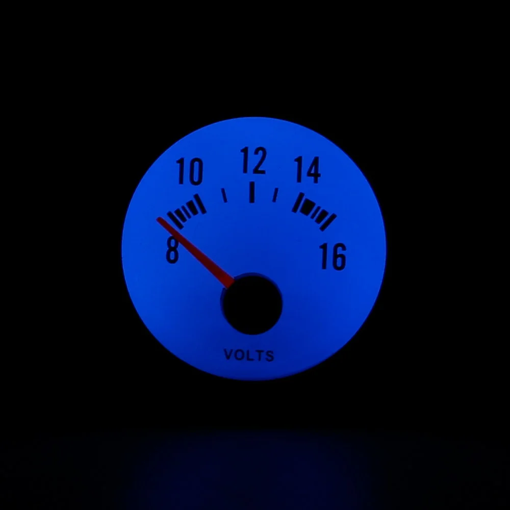 CNSPEED " дюймовый 52 мм вольтметр Вольт Gauge12V синий светодиодный 8-16 Вольт Напряжение MeterYC100015