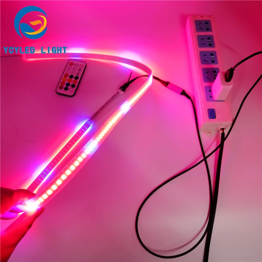 1 м 5 в usb ws2812b 144 светодиодов цифровой программируемый адресуемый 5050smd rgb Светодиодные полосы света ws2812 Светодиодная лента с радиочастотным пультом дистанционного управления