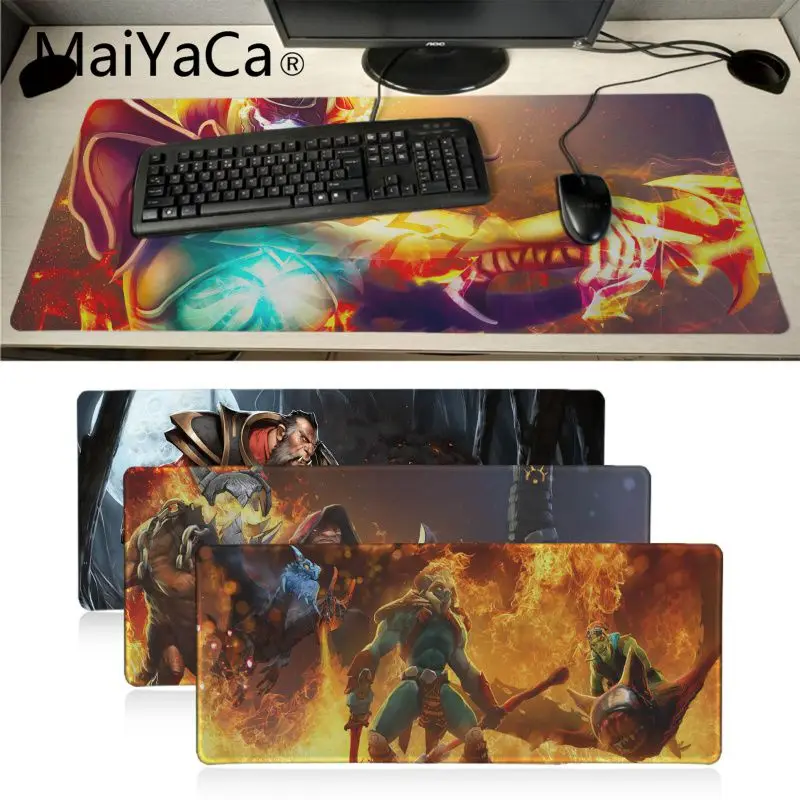 Коврик для мыши MaiYaCa Dota 2 удобный игровой коврик клавиатура с русской раскладкой xl