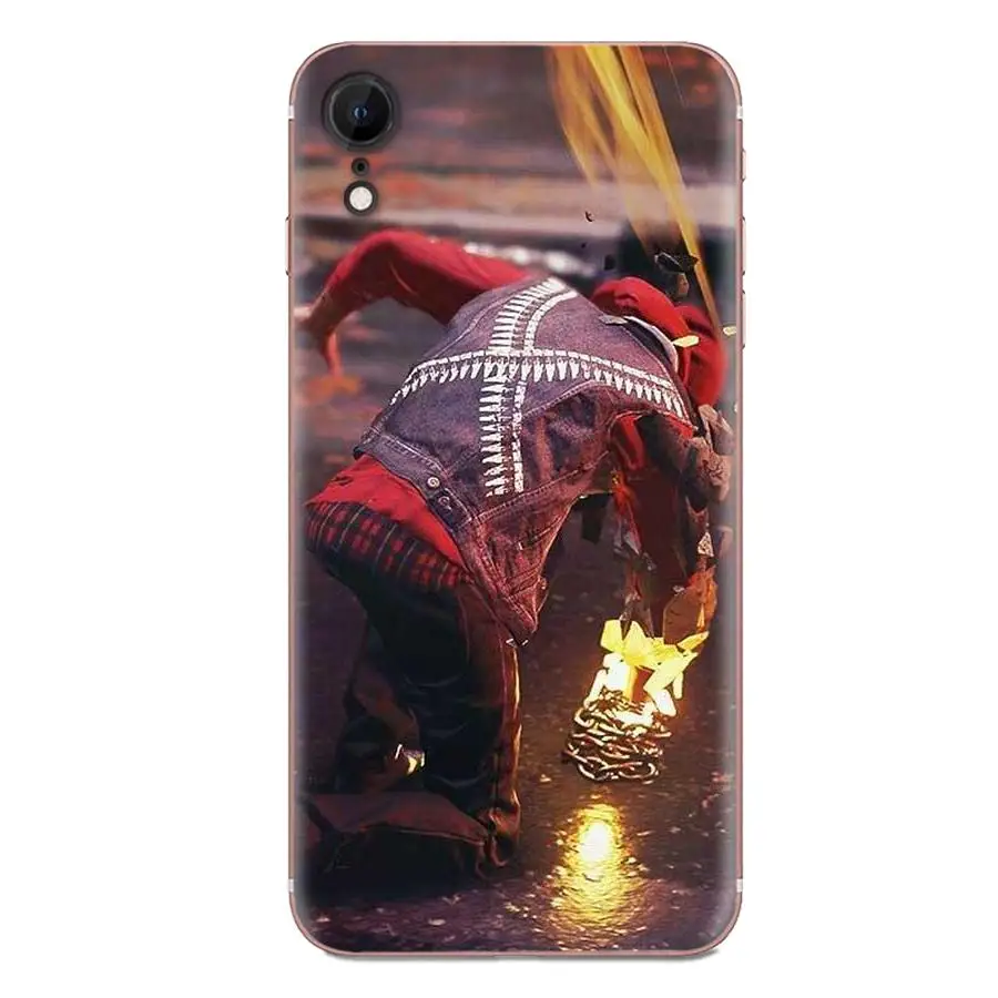 Для Apple iPhone 4 4S 5 5C 5S SE 6 S 7 8 11 Plus Pro X XS Max XR чехол для телефона Infamous Second Son | Мобильные