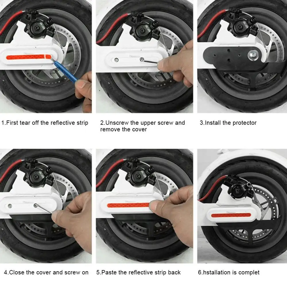 Защитная крышка тормозного диска для электроскутера Xiaomi M365 Pro|Детали и