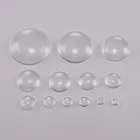 5-50 шт.лот 14-35 мм круглая плоская задняя прозрачная стеклянная подставка для кабошона, принадлежности для изготовления ювелирных изделий, аксессуары для рукоделия