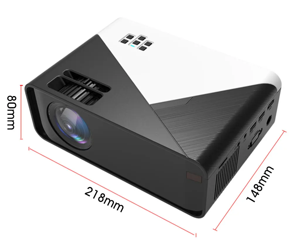 Мини проектор ALSTON W15 3500 лм 720P светодиодный 1080P Android Wi Fi|Проекторы для домашнего