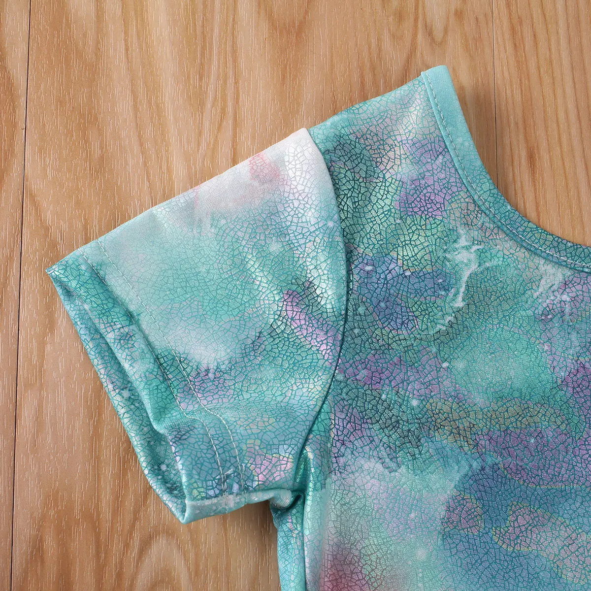 2020 одежда для малышей девочек набор бикини Русалка короткий рукав топы Шорты с