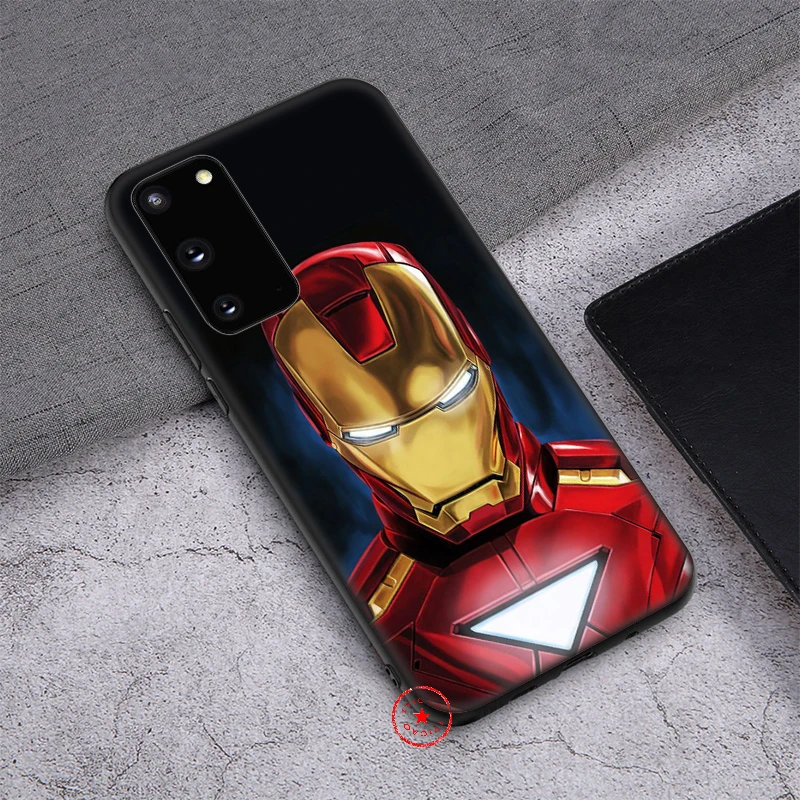 Iron Man Soft Phone Case for Samsung Galaxy S20 Ultra Note 10 Plus S10 Lite A91 A81 A71 A51 Cover |