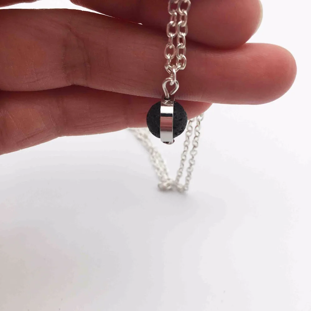 1 шт.) натуральный лавовый камень диффузор эфирного масла ожерелье ювелирные