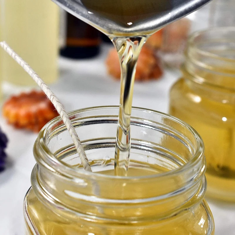 

100 Pieces 6 Inch Soy Wax Candle Wicks with Base, 100 Pieces Double Sided Candle Wick for DIY Candle Making Supplies