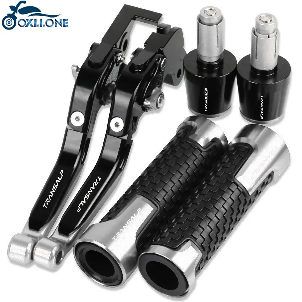 

TRANSALP 600 Motorcycle Aluminum Brake Clutch Levers Handlebar Hand Grips ends For HONDA TRANSALP600VP VR VS 1993 1994