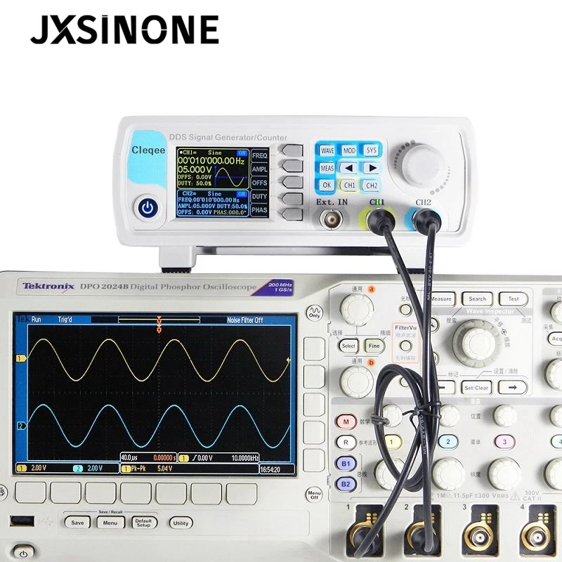 JXSINONE JDS6600-60M 60 МГц двухканальный генератор сигналов произвольной формы DDS