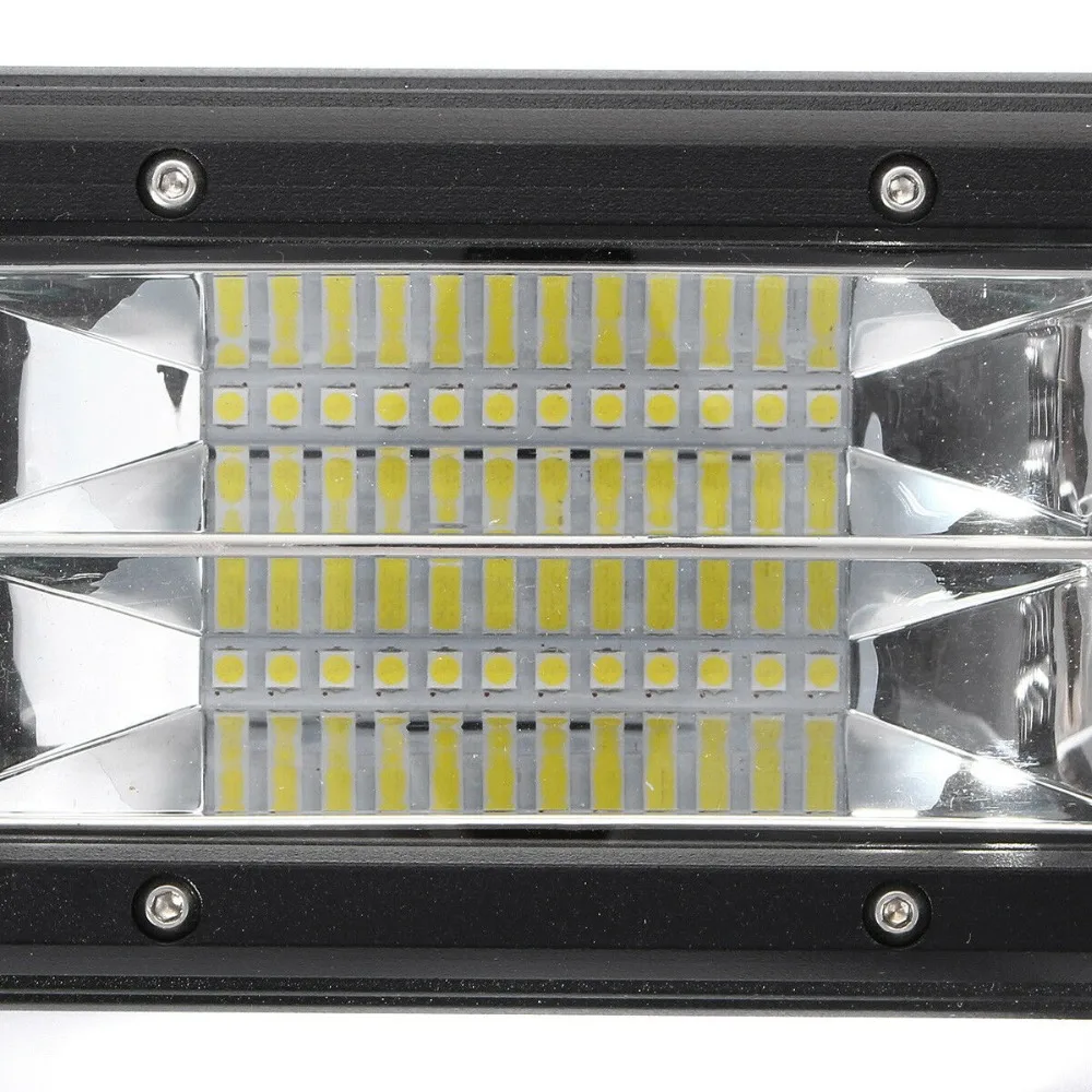 4row 22 дюймов Offroad Combo светодиодный светильник бар 504W+ 2" бычок бар переднего бампера номерной знак кронштейн 4x4 грузовик ATV 12В противотуманная фара