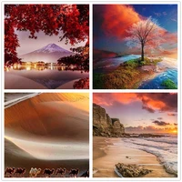 home decor diy 5d diamond painting scenery painting mosaic embroidery cross stitch full squareround drill desert landscape
