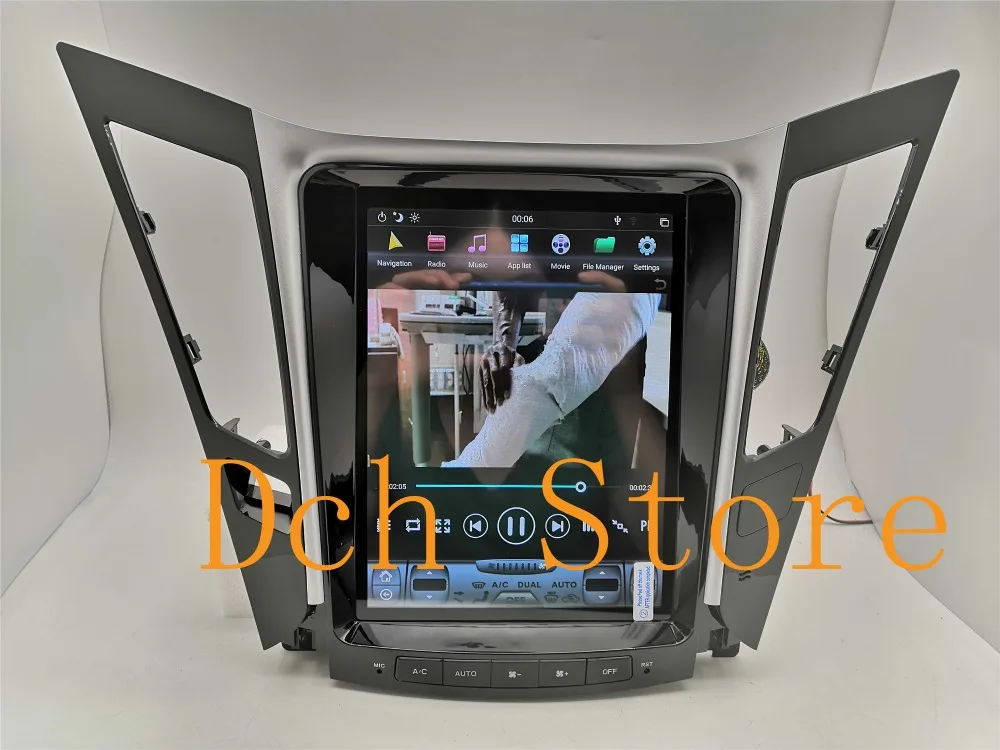 10,4 ''вертикальный экран Tesla стиль Android 8,1 автомобильный DVD gps навигатор плеер радио для hyundai sonata 2012 2013 PX6 CARPLAY