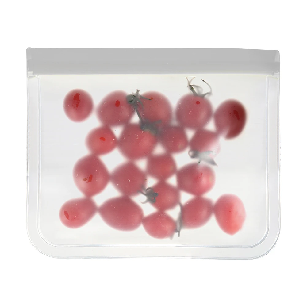 

PEVA Food Storage Bags Set of 12 BPA-Free Small and Large Sizes Airtight Reusable Food Bags