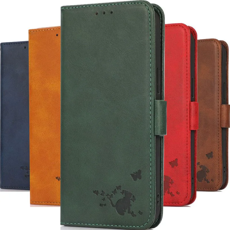 

Vintage Case For OPPO Reno 6 Pro Plus 4Z Find X2 X3 Lite Neo A52 A92 A5 A9 2020 A53 A72 A73 A94 A74 Side Magnet Lock Coque DP24G