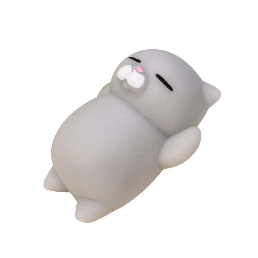 Kawaii Cat антистрессовые игрушки Канцелярия Slime прекрасный пищащая игрушка Хлюпать