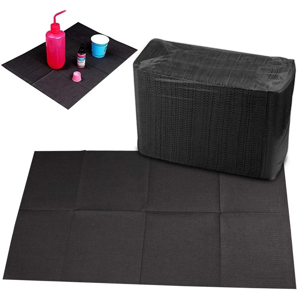 

125pcs Disposable Tattoo Clean Pad Tattoo Table Covers Clean Pad Patient Dental Napkins Tattoo Accessories Tattoo Bibs