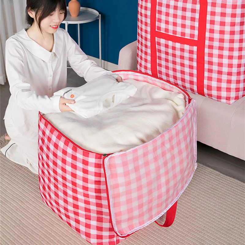 

Водонепроницаемая сумка для хранения, большая емкость, складная, для путешествий, переносная, для одежды, стеганое одеяло, Органайзер Домашний для хранения