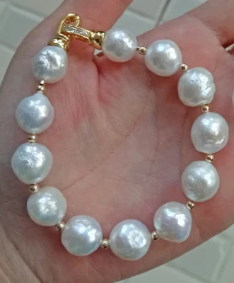 Fashion irregular natural White purple 11-14MM baroque edison shaped pearl earrings bracelet pendant necklace 40CM set | Украшения и