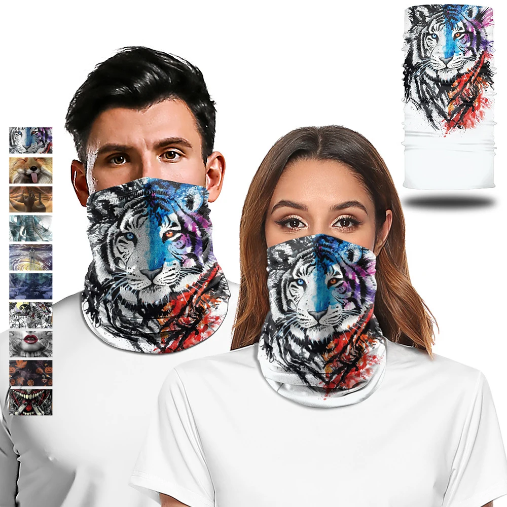 

Multifunction Men Women Scarf Bandana Neck Warmer Gaiter Sun Protection Cycling Fishing Balaclava Breathable Headband Face Mask