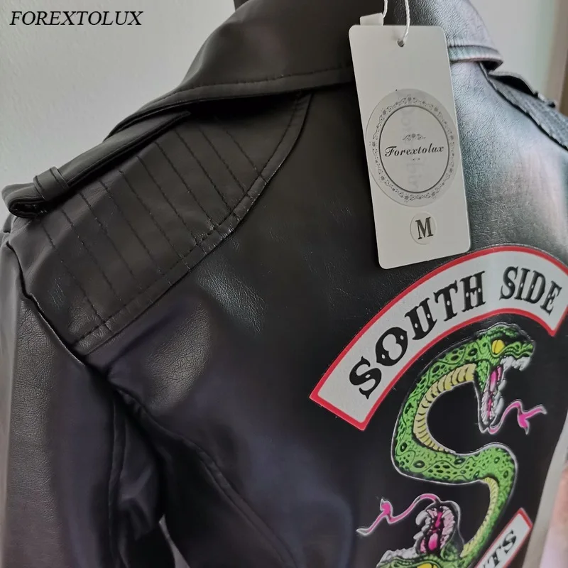 Кроп-Топ женский из мягкой кожи с принтом змеиная кожа | Женская одежда