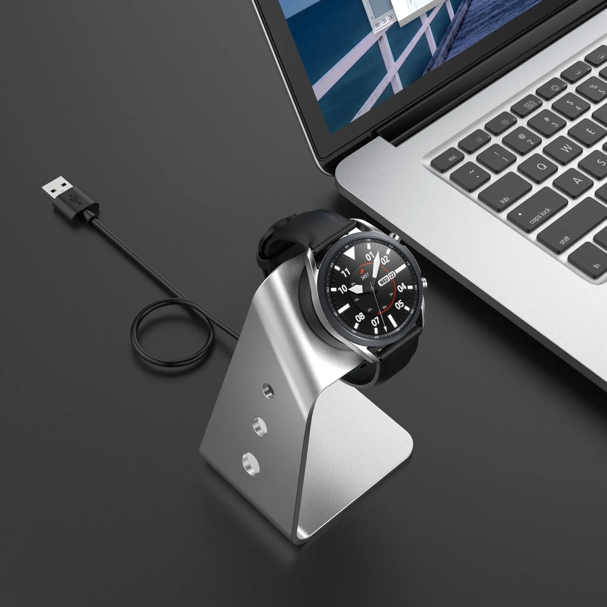 

Док-станция для смарт-часов с USB-кабелем