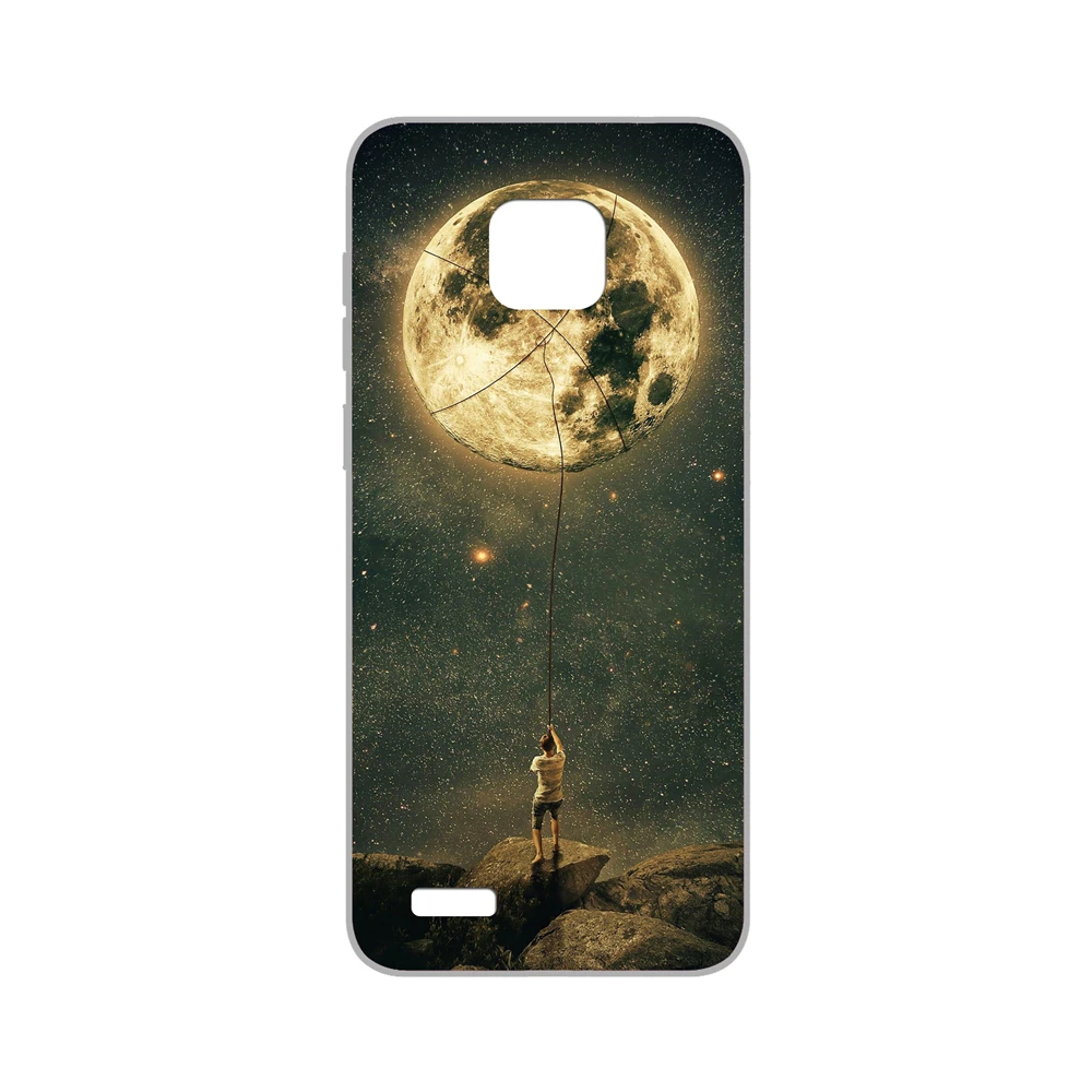 40 GUCOON Silicone Cover for Ulefone Note 7 S11 6.1inch Case Soft TPU Protective Phone Case Cartoon Wolf Flower Cat Bumper Shell - Цвет: 40