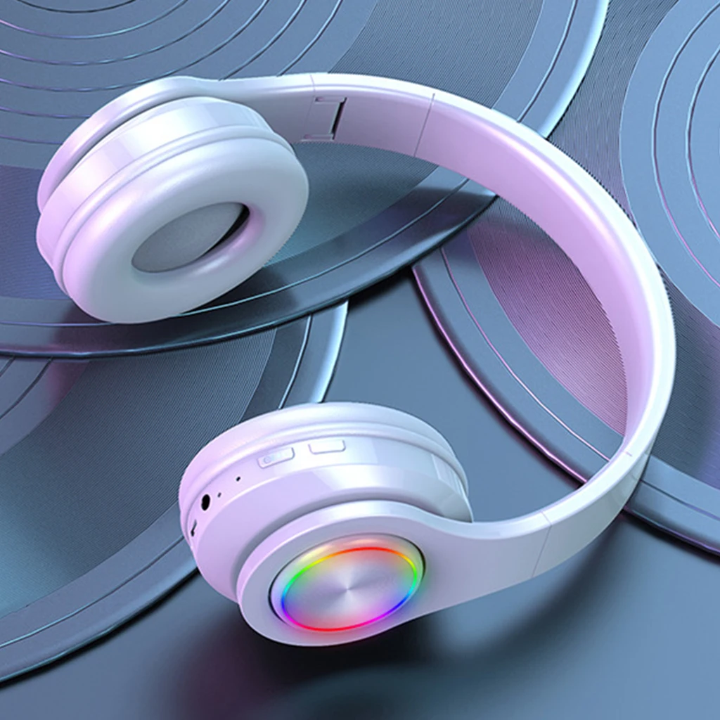 Новейшие беспроводные наушники Bluetooth гарнитура Складные стерео Игровые с