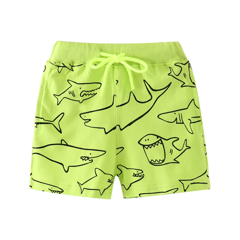 Funnygame/шорты для мальчиков на завязках хлопковая одежда с изображением животных и