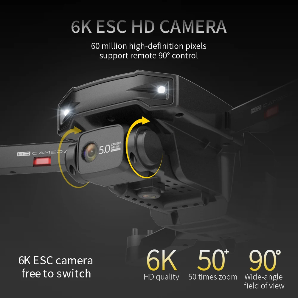 2021 Новинка S8 мини Дрон 4K HD Двойная профессиональная камера 2 4G WiFi Fpv оптический