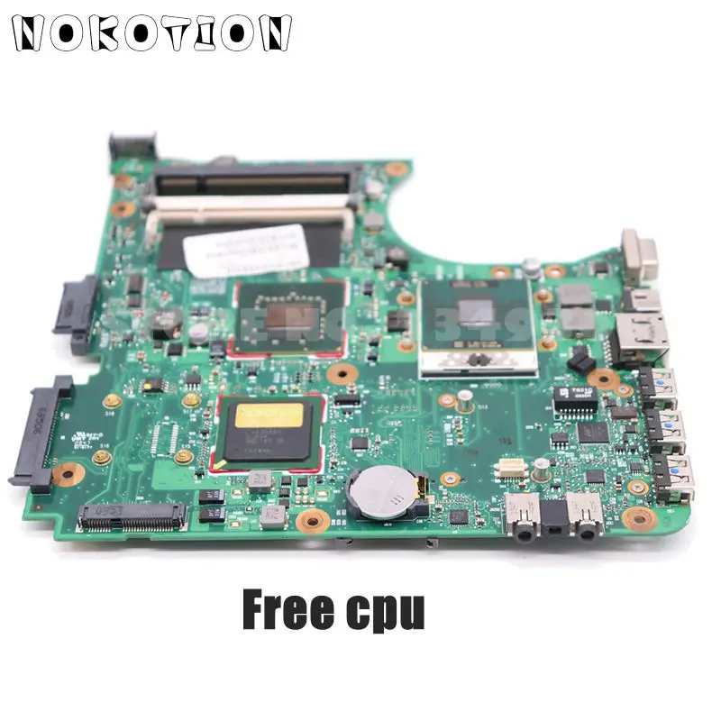 

NOKOTION 538409-001 538407-001 MAIN BOARD For HP Compaq 510 610 CQ510 CQ610 Laptop Motherboard GM965 DDR2 Free CPU