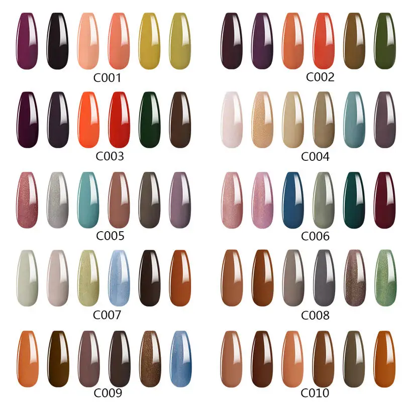 

Elite99 6pcs/lot Nail Art Gel Polish Set Hybrid Varnishes Manicure Set For Nails Gel Lacquer Semi Permanent UV Gel Nail Polish