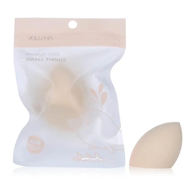 

Single Pack Brightly Colored Puff Hydrophilic Polyurethane Miter Cosmetic Egg YF168