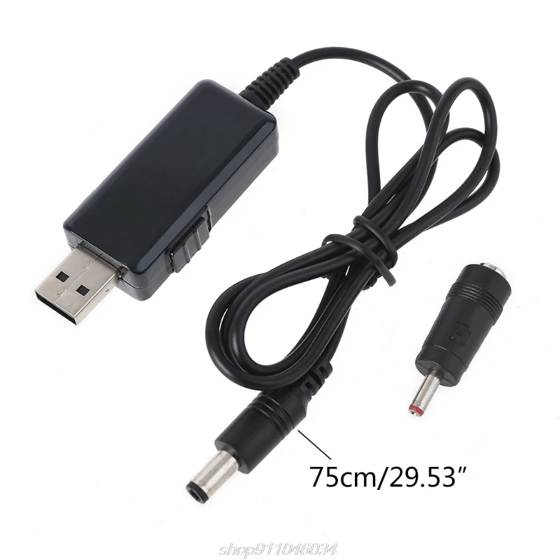 USB повышающий преобразователь постоянного тока от 5 В до 9 в 12 кабель соединитель