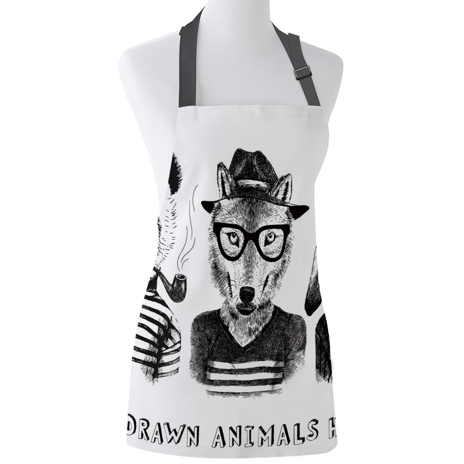 Кухонный Фартук лиса Панда Кролик животное художественная Персонификация Пежо