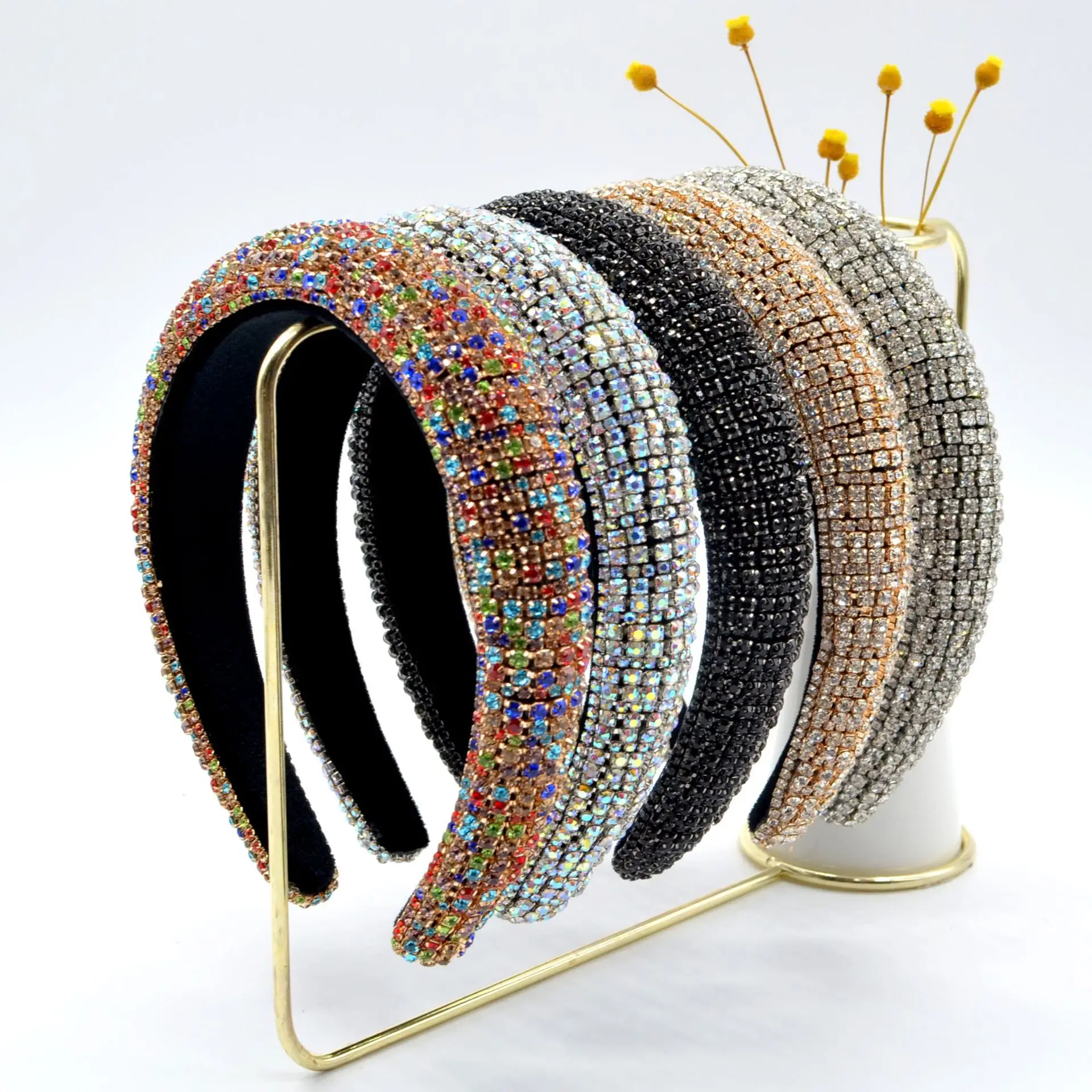 Popular Luxury Baroque Rhinestone Headband Women's New Hair Accessories For Women Gift Fashion Headwear