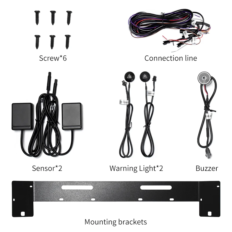 

For Harley Honda BMW Heavy Motorcycle Blind Spot Detection anti collision BSA BSD BSM Microwave Radar Intelligent detection