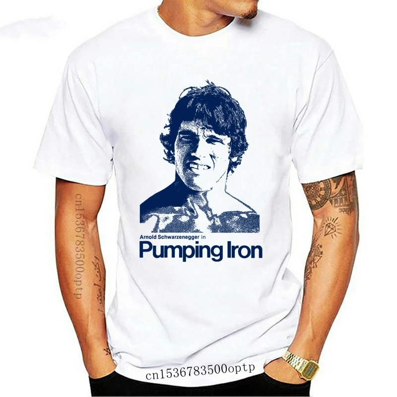 

New T-Shirt Arnold Schwarzenegger Pumping Iron Body Building Retro Vintage Cult Film Sportswear Tee Shirt