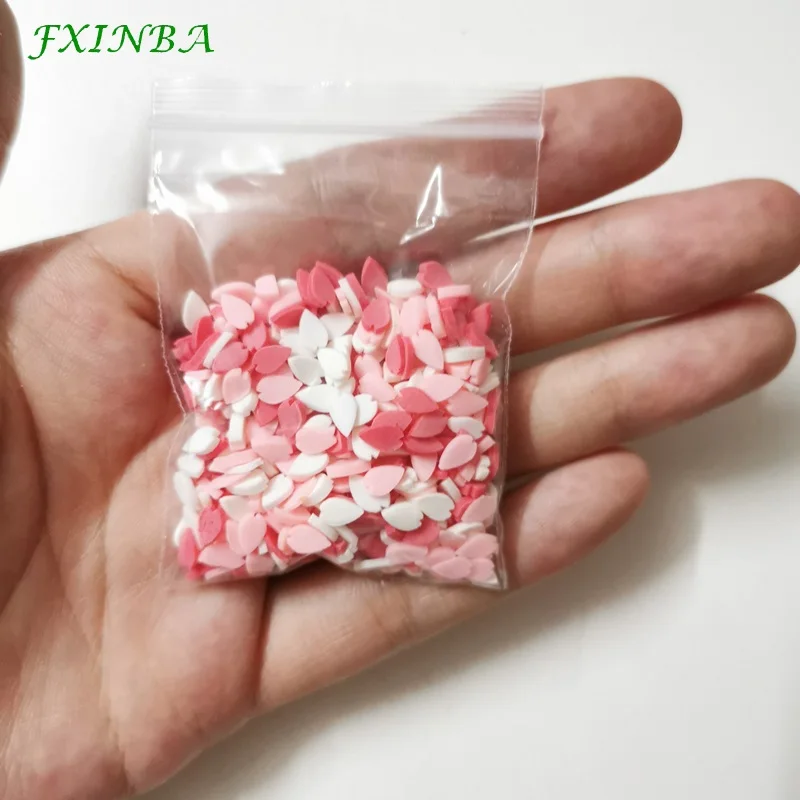 FXINBA 10 г Fimo амулеты дополнение разбрызгивает слизь наполнитель пушистая клейкая масса Игрушки слизь Поставки аксессуары глина DIY ломтики торта десерт