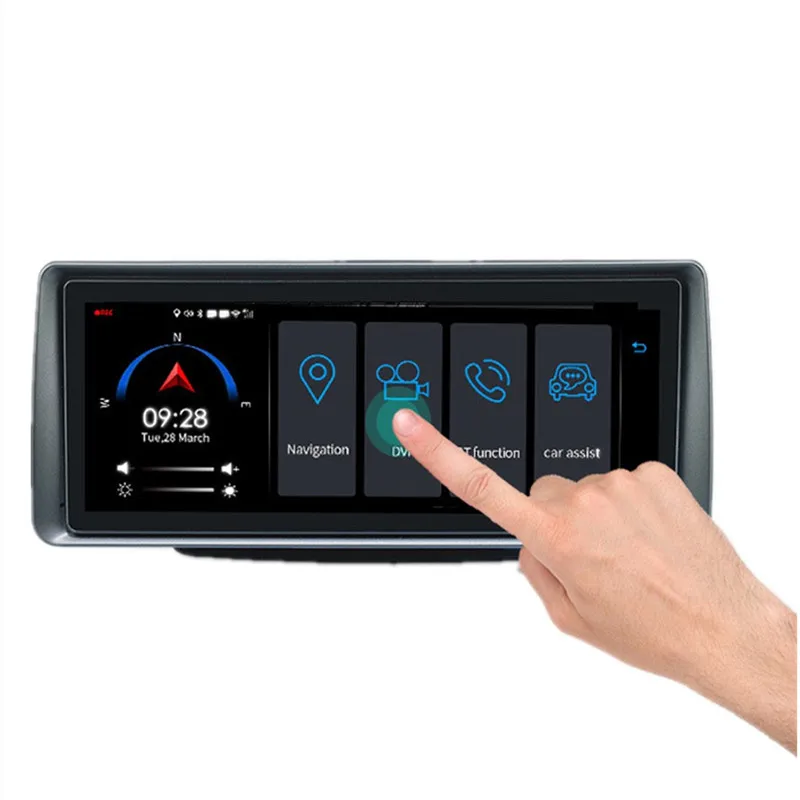 6 86 дюймов 4G Android двойной объектив Автомобильный видеорегистратор gps навигатор ADAS