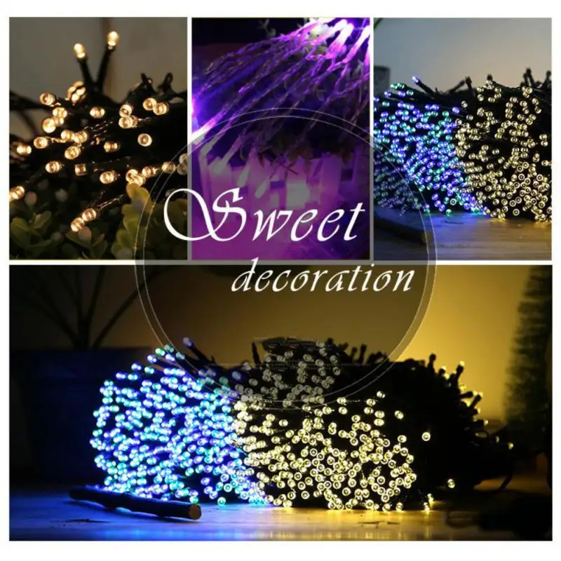 20/40/80 LED Christmas Decoration Interior Lamp String Fairy Light Bedroom Home Wedding New Year Decoration Battery Powered
