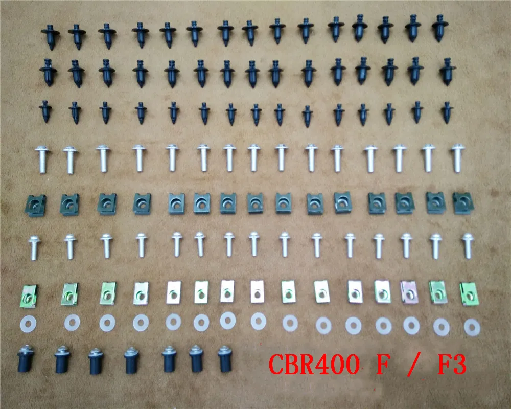 

Обтекатель кузова Комплект болтов Винты для HONDA CBR400 F / F3 85-87