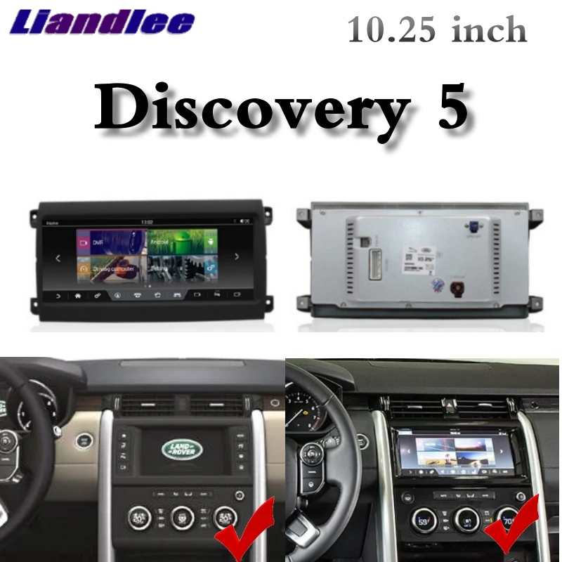 Автомобильный мультимедийный плеер Liandlee NAVI CarPlay для Land Rover Discovery 5 L462 пятое радио