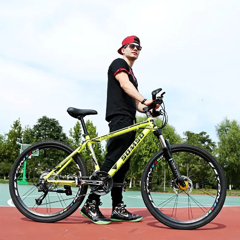 comprar Alta Qualidade Da Liga De Alumínio 21 Velocidade 22 Polegada Pedal Comum Sports & Entertainment Company Mountain Bike