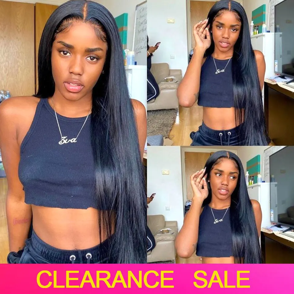 

CHEAP 180 Density Straight Lace Front Wig 30 32 Inch Brazilian Bone Straight Human Hair Wigs Transparent Lace Wigs T PART Straight Lace Frontal Closure Wig Peruvian Malaysian Indian Lace Front Human Hair Wigs For Women